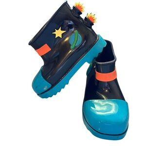 Mini Melissa patch-detail ankle rain boots toddler size 9 - worn once
